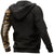 Hoodie Polynesian Turtle Tribal Tattoo Style Golden - Polynesian Pride