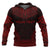 Norfolk Island Polynesian Chief Custom Hoodie Red Version - Polynesian Pride