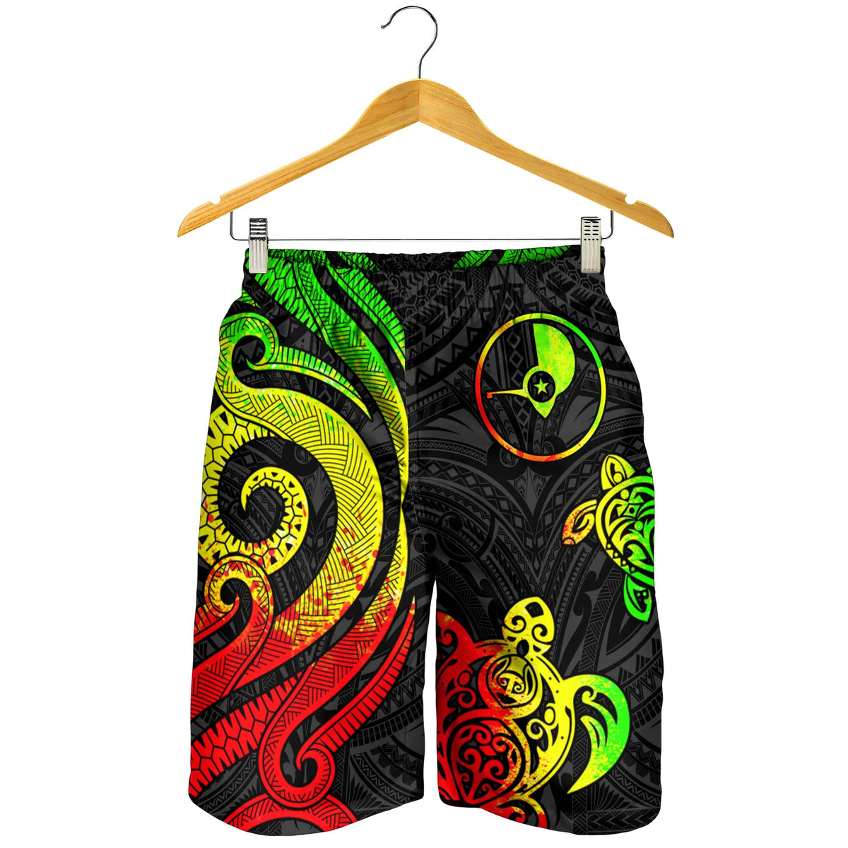 Yap Men's Short - Reggae Tentacle Turtle - Polynesian Pride
