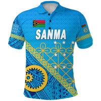 Sanma Province Polo Shirt Vanuatu Pattern Unique Style LT8 - Polynesian Pride