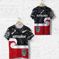 Maori Aotearoa Haka T Shirt New Zealand Simple LT8 Unisex Black - Polynesian Pride