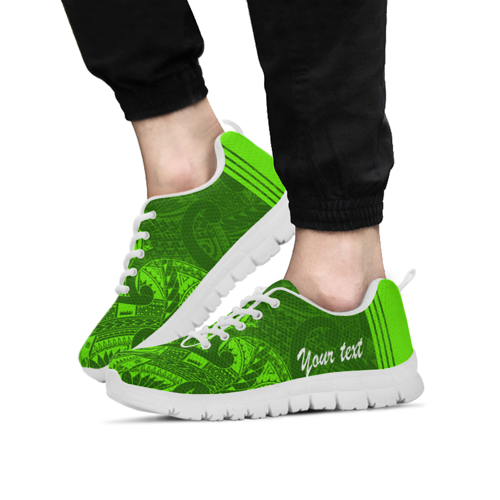Polynesian Sneakers Polynesian Patterns Noctilucent Style LT16 Unisex White - Polynesian Pride