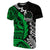 Custom Cook Islands T Shirt Rarotonga Polynesian Style LT6 Green - Polynesian Pride