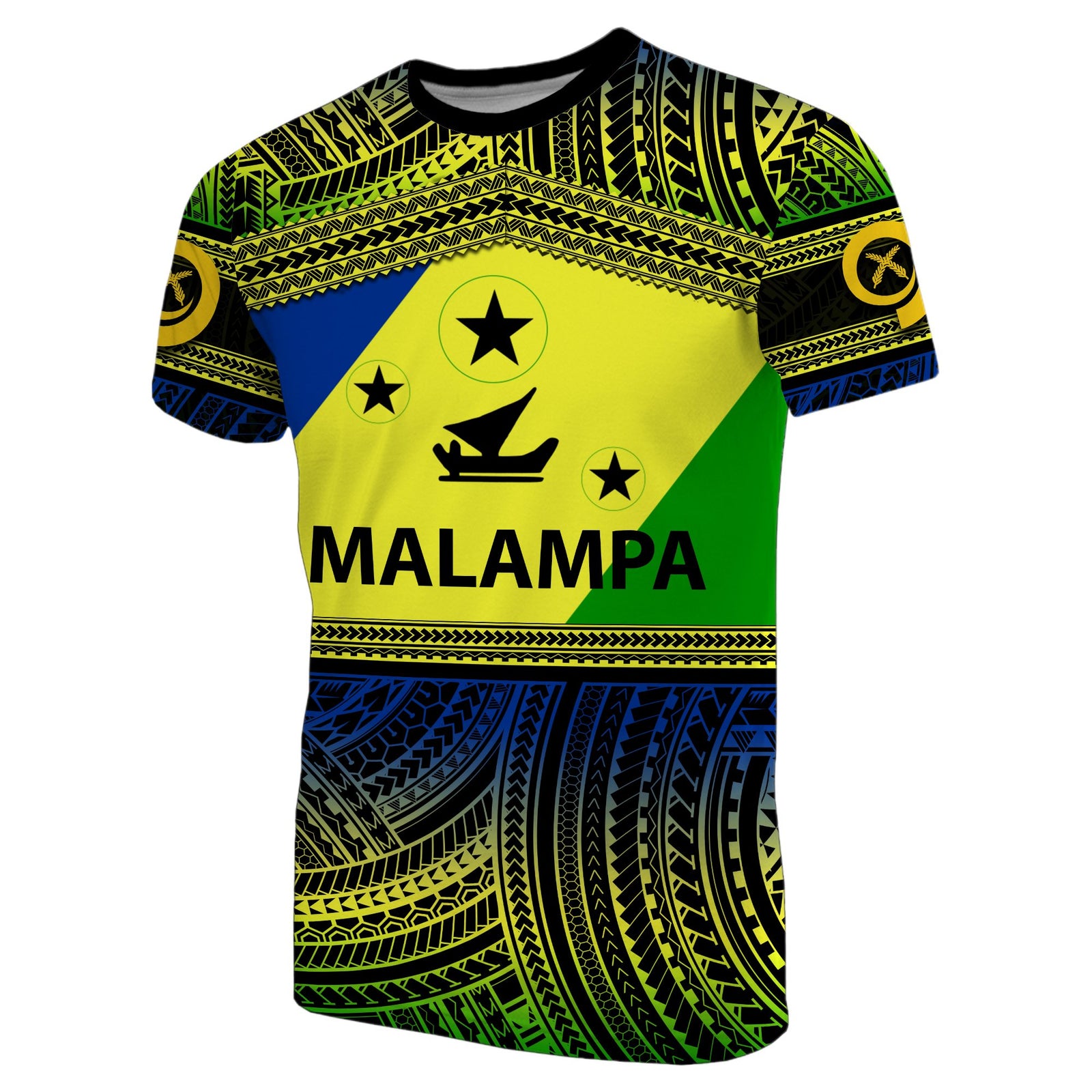 Malampa Day T Shirt Of Vanuatu Polynesian Patterns LT6 Unisex Yellow - Polynesian Pride