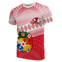Tonga Rugby T Shirt Polynesian Style Unisex Red - Polynesian Pride