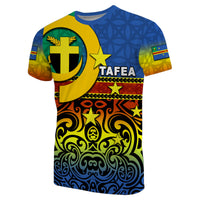 Custom Tafea Province T Shirt of Vanuatu Polynesian Flag Style LT6 Yellow - Polynesian Pride