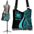 Samoa Custom Personalised Boho Handbag - Turquoise Polynesian Tentacle Tribal Pattern - Polynesian Pride
