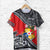 Tonga T Shirt Tonga Coat of Arms Fall In The Wave Unisex Red - Polynesian Pride