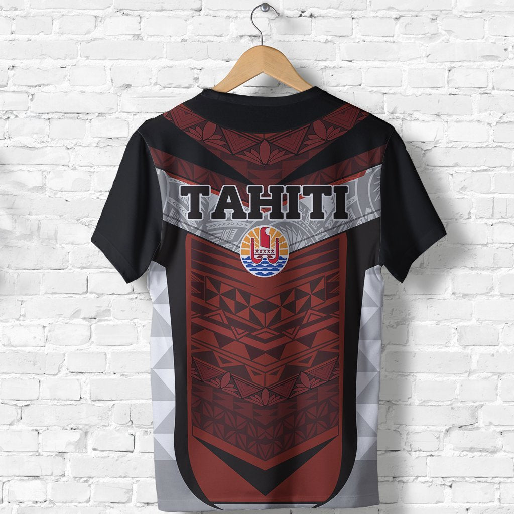 Tahiti T Shirt Tahiti Flag Polynesian Tribal New Style - Polynesian Pride