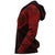 Hoodie Polynesian Tribal Lizard Tattoo Red - Polynesian Pride
