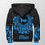 Nihoa Map Hibiscus Polynesian Sherpa Hoodie - Lithe Style - AH - Polynesian Pride