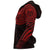 Hoodie Polynesian Tiki Face Tattoo Style Red - Polynesian Pride