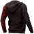 Hoodie Polynesian Tiki Face Tattoo Style Red - Polynesian Pride
