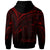 Tokelau Hoodie Red Color Cross Style - Polynesian Pride