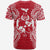 Tonga T Shirt Tonga Coat of Arms Map Polynesian Tattoo Red White - Polynesian Pride