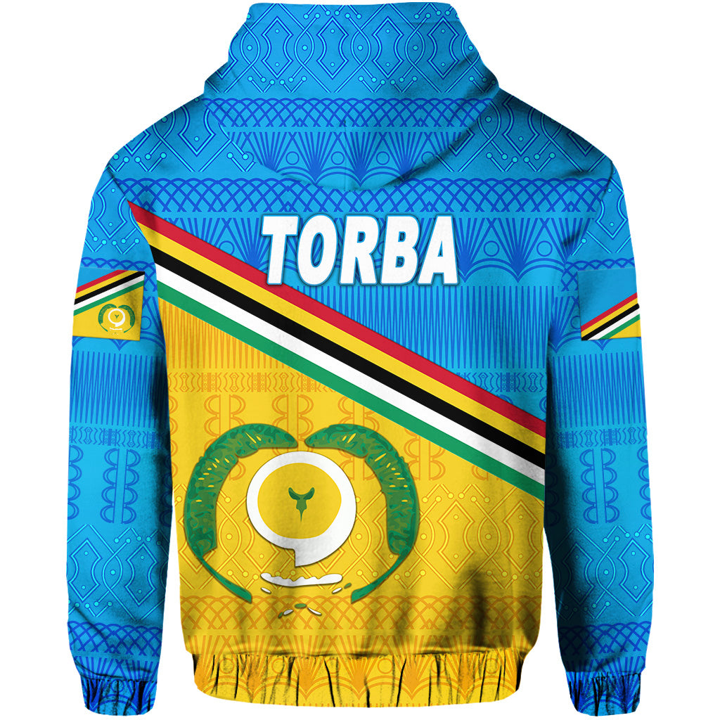 Custom Torba Province Zip Hoodie Vanuatu Pattern Traditional Style LT8 - Polynesian Pride