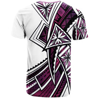 Yap T Shirt Tribal Flower Special Pattern Purple Color - Polynesian Pride
