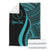 Chuuk Custom Personalised Premium Blanket - Turquoise Polynesian Tentacle Tribal Pattern - Polynesian Pride