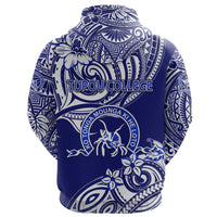 Kolisi Ko Tupou College Tonga Hoodie Unique Vibes Blue - Polynesian Pride