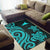 Tokelau Area Rug - Turquoise Tentacle Turtle - Polynesian Pride