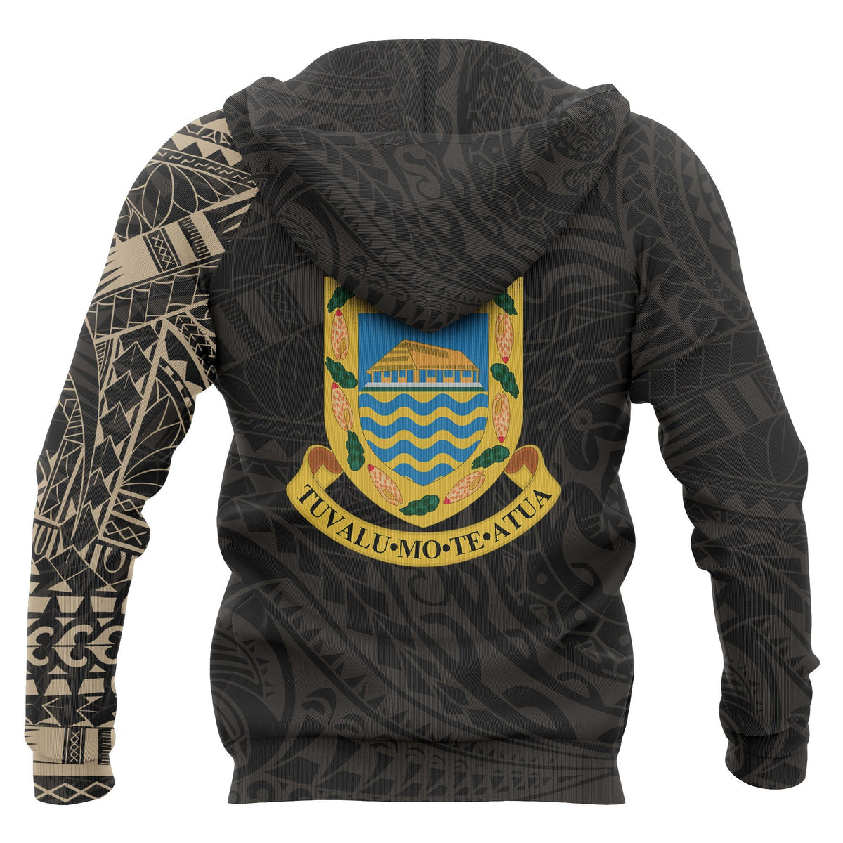 Tuvalu Hoodie Tuvalu Polynesian Tattoo Style - Polynesian Pride