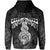 New Zealand Zip up Hoodie, Poutama Maori Twist Zipper Hoodie Black - Polynesian Pride