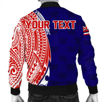 (Personalized) Hawaii Bomber Jacket - Waianae High Tribal Kakau Bomber Jacket AH - Polynesian Pride