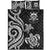 Tuvalu Quilt Bed Set - White Tentacle Turtle - Polynesian Pride