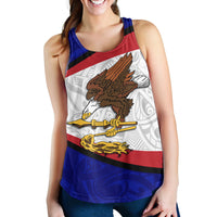 American Samoa Women Tank - American Samoa Polynesian Flag With Coat Of Arms - Polynesian Pride