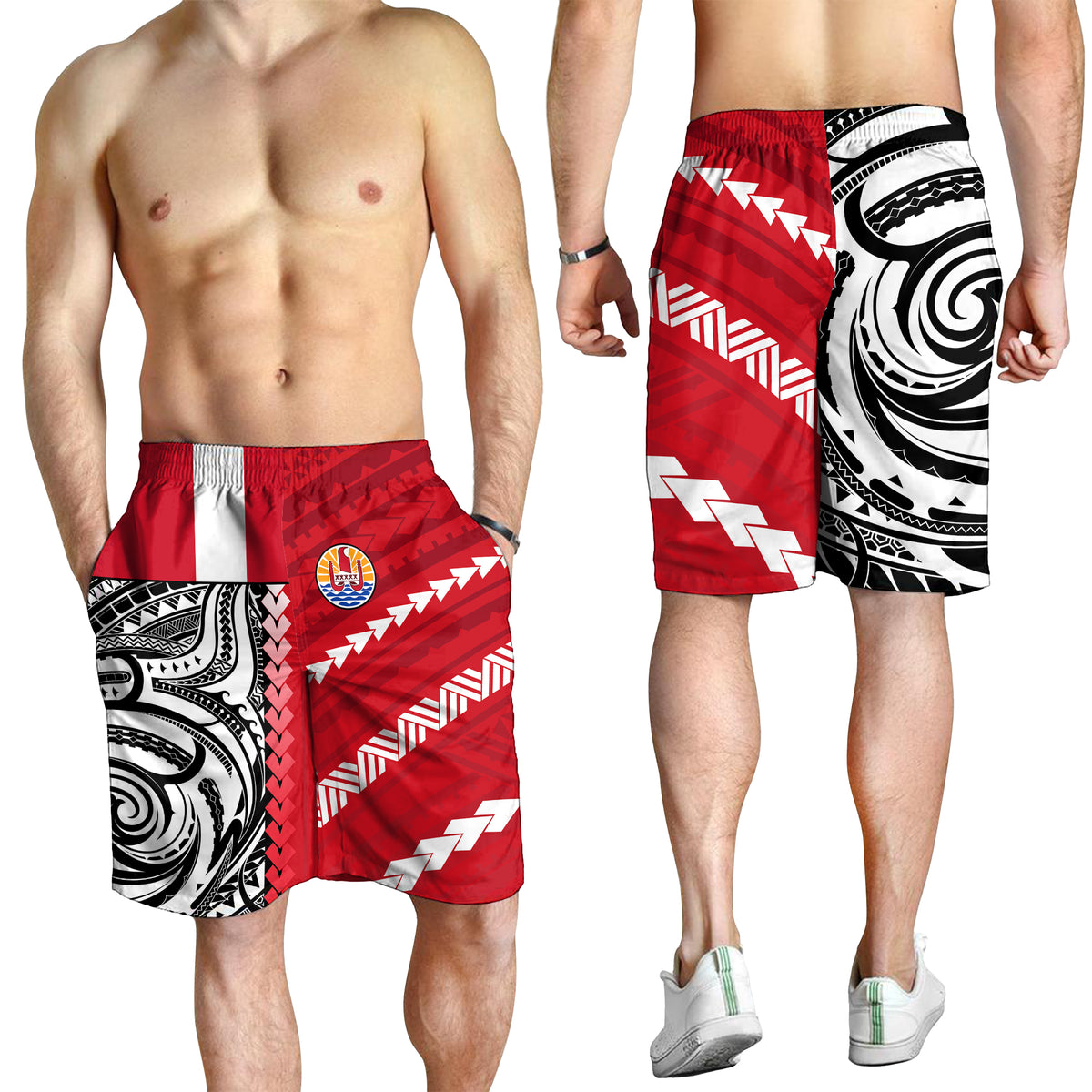 Tahiti Unique Men Short Polynesia Pattern LT13 - Polynesian Pride