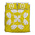 Hawaiian Royal Pattern Quilt Bed Set - Yellow - D3 Style Yellow - Polynesian Pride
